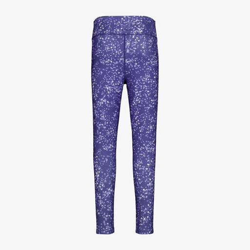 Meisjes sportlegging met print paars