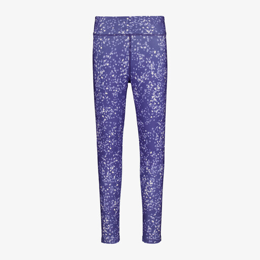 Meisjes sportlegging met print paars