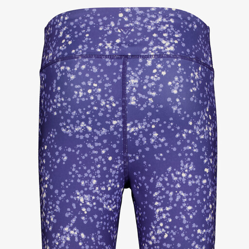 Meisjes sportlegging met print paars