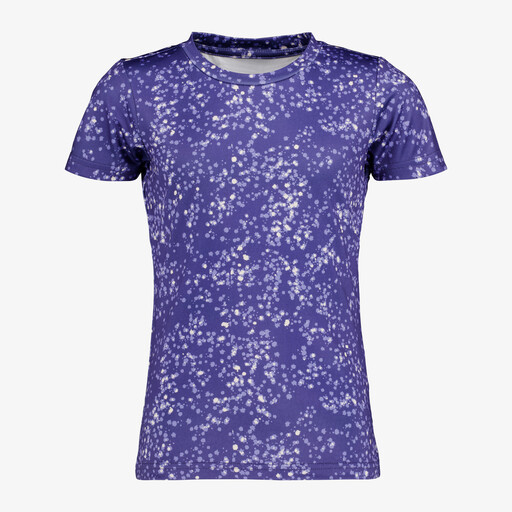 Meisjes sport T-shirt met print paars