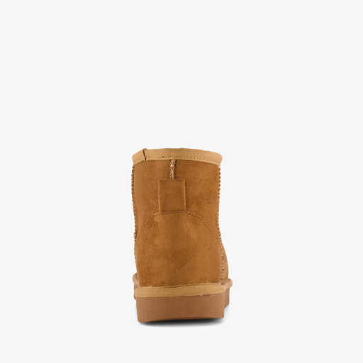 Gevoerde dames boots camel