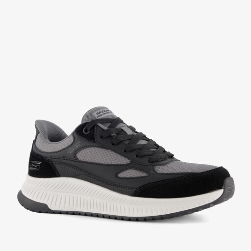 Slip-ins: BOBS Squad 4 heren sneakers zwart