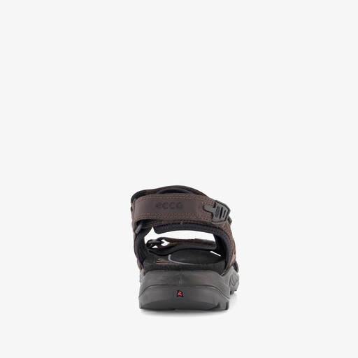 ECCO Offroad leren heren sandalen zwart