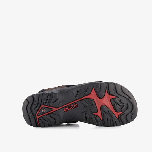 ECCO Offroad leren heren sandalen zwart