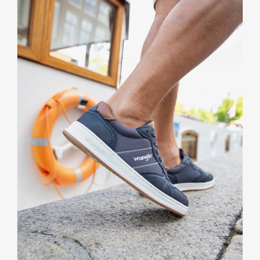 Heren sneakers blauw