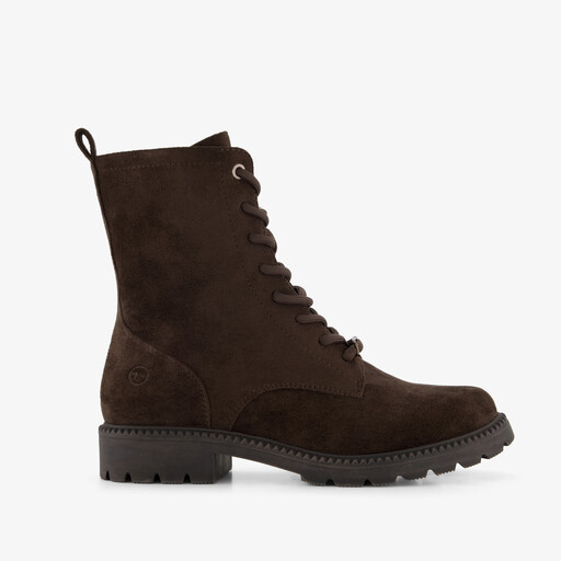 Dames veterboots bruin
