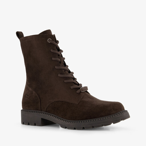 Dames veterboots bruin