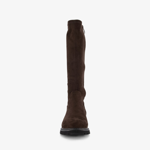 Hoge stretchlaarzen bruin