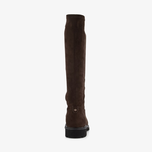 Hoge stretchlaarzen bruin
