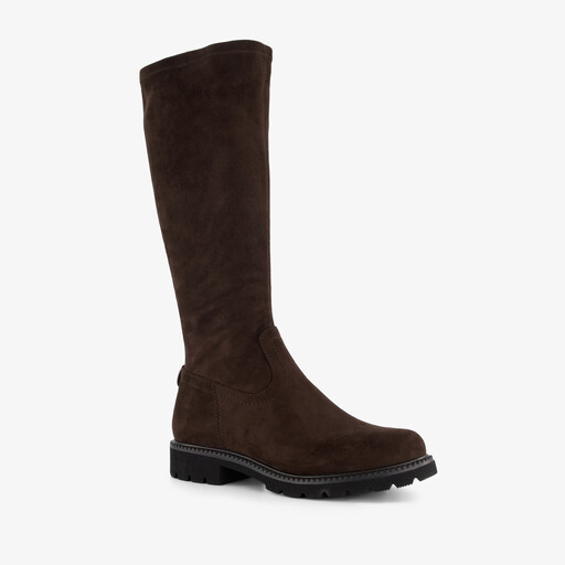 Hoge stretchlaarzen bruin