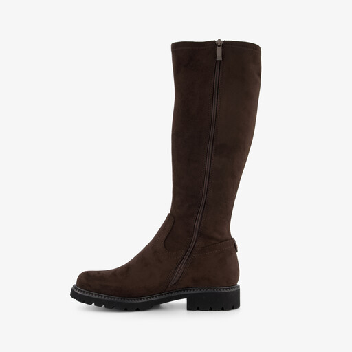 Hoge stretchlaarzen bruin