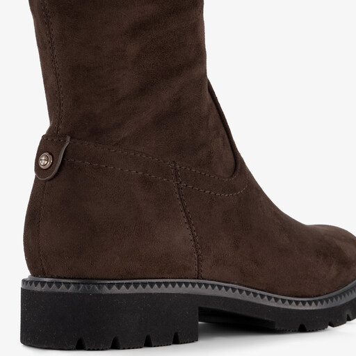Hoge stretchlaarzen bruin