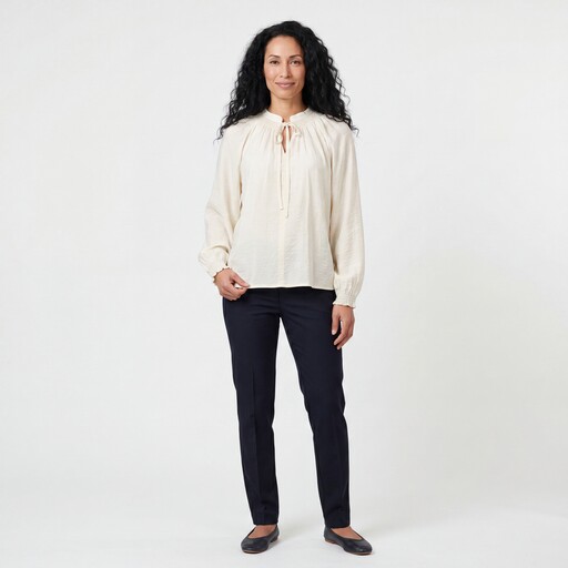 Twoday dames blouse zandkleur