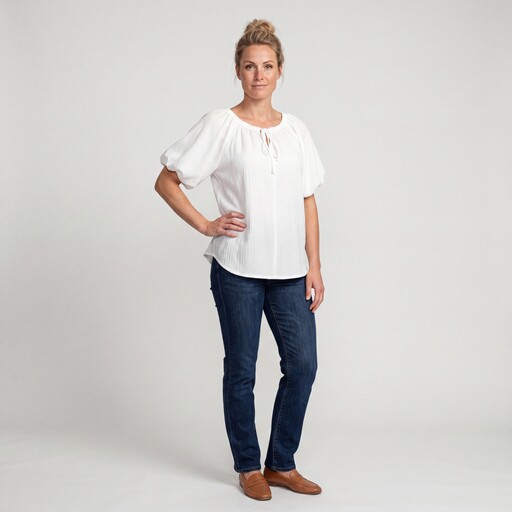 Dames blouse wit
