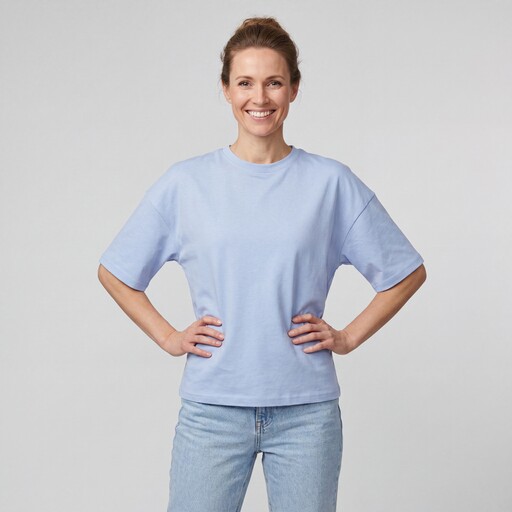 Dames T-shirt blauw