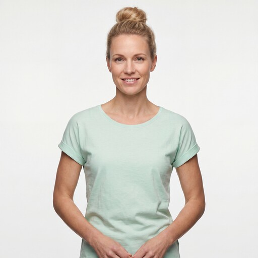 T-shirt dames groen