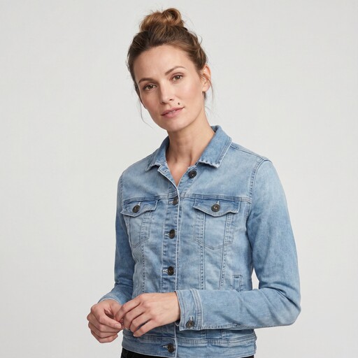Dames spijkerjas blauw