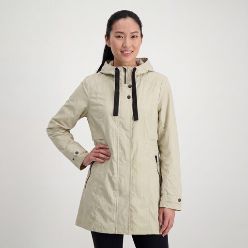 Dames parka zomerjas groen