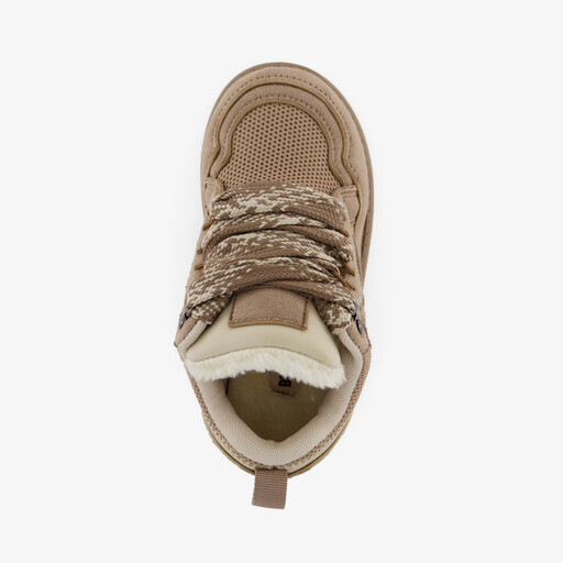 Meisjes sneakers beige