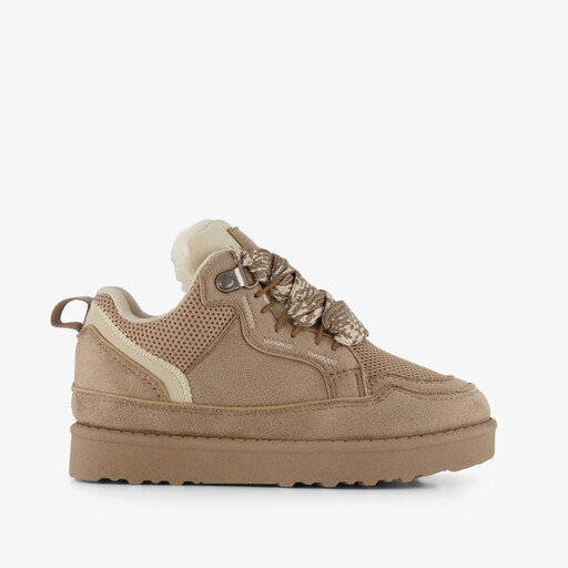 Meisjes sneakers beige