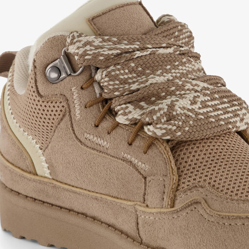 Meisjes sneakers beige