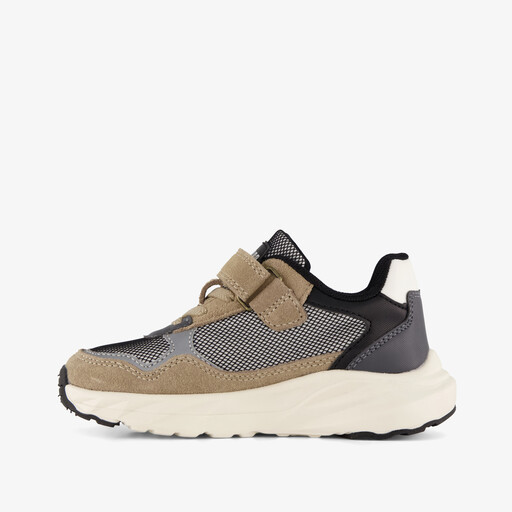 Jongens sneakers beige grijs
