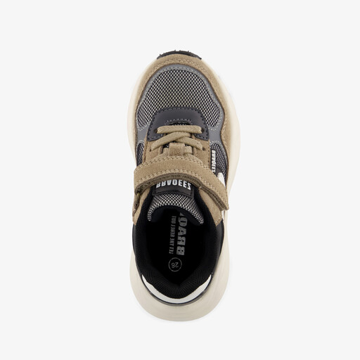 Jongens sneakers beige grijs
