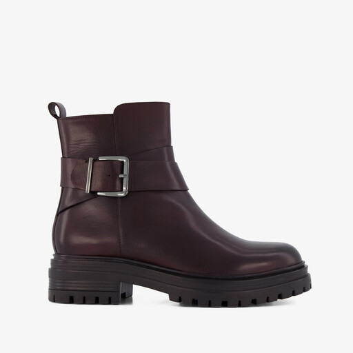 Leren dames boots bruin