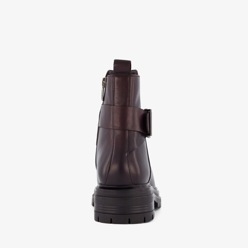 Leren dames boots bruin