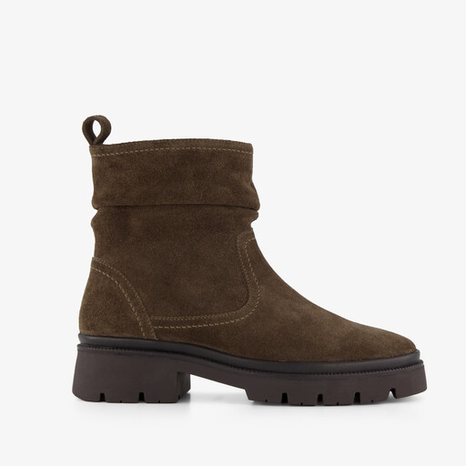 Suède dames boots bruin