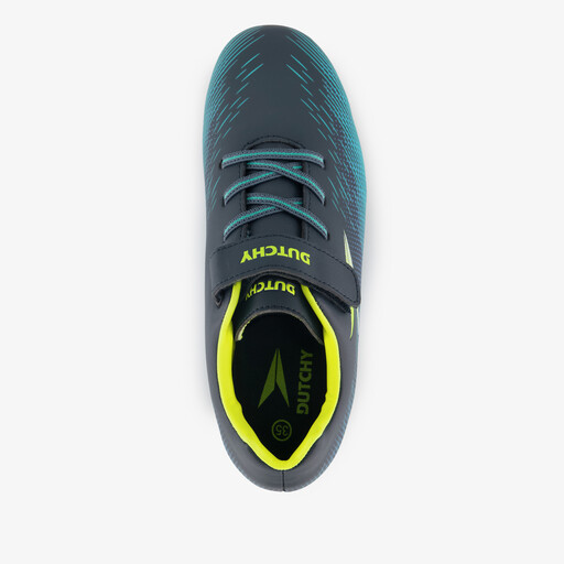 Vision FG kinder voetbalschoenen blauw geel