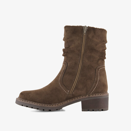 Gevoerde dames boots bruin