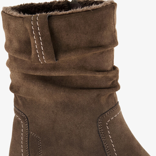 Gevoerde dames boots bruin