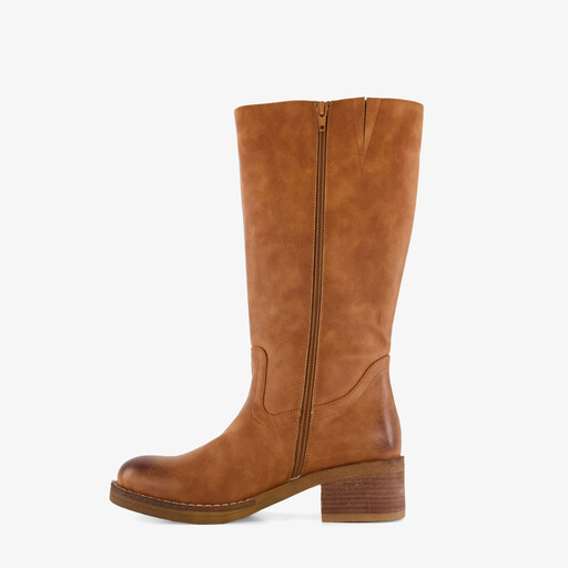 Dames laarzen cognac