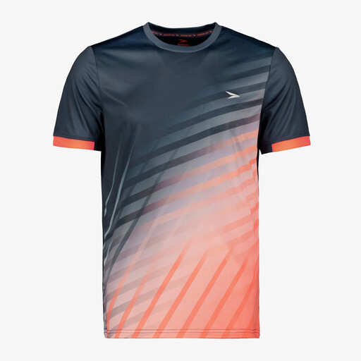 Dry heren voetbal T-shirt blauw roze