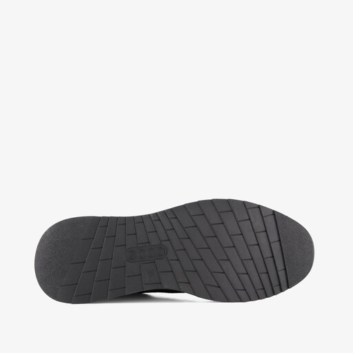 ECCO OTM W Low-Cut suede dames sneakers zwart