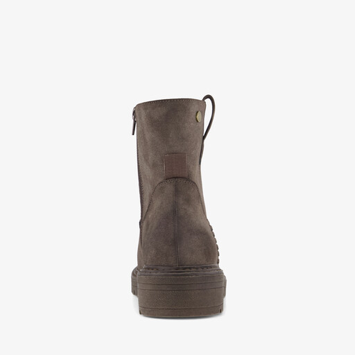 Dames boots donkerbruin