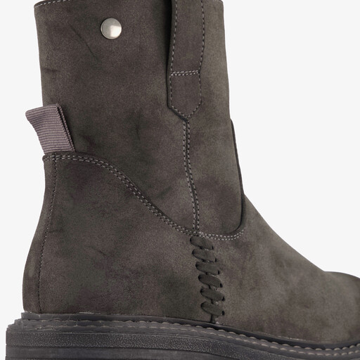 Dames boots donkergrijs