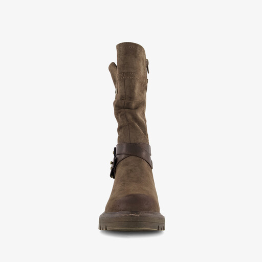 Dames bikerboots bruin