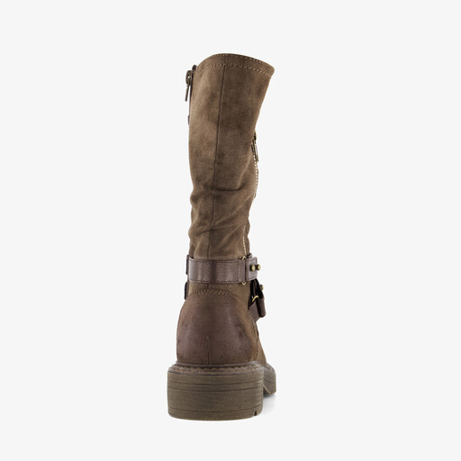 Dames bikerboots bruin