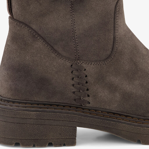 Dames boots donkerbruin
