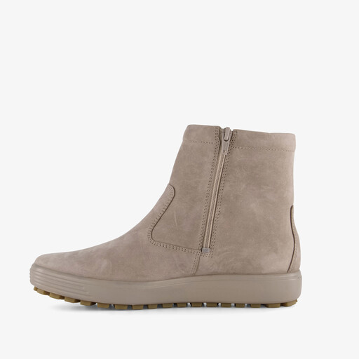 ECCO Classic Tred mid-cut leren dames boots beige