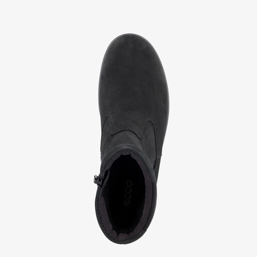 ECCO Classic Tred mid-cut leren dames boots zwart