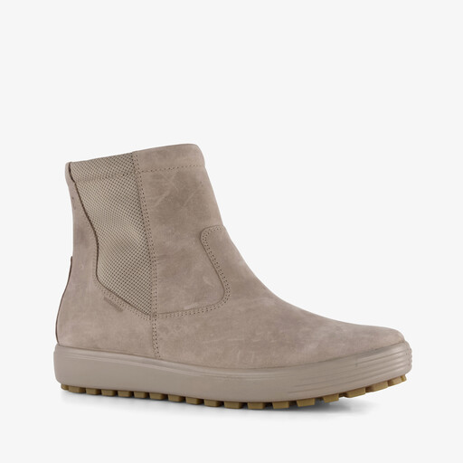 ECCO Classic Tred mid-cut leren dames boots beige