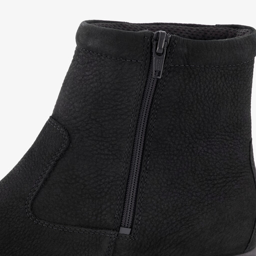 ECCO Classic Tred mid-cut leren dames boots zwart