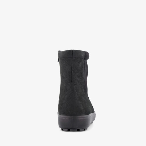 ECCO Classic Tred mid-cut leren dames boots zwart
