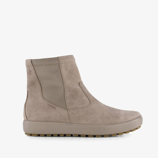 ECCO Classic Tred mid-cut leren dames boots beige
