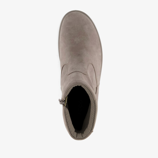 ECCO Classic Tred mid-cut leren dames boots beige