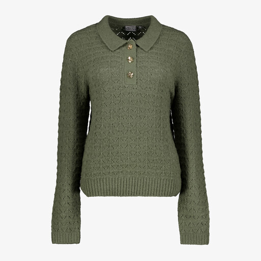 Dames polotrui groen