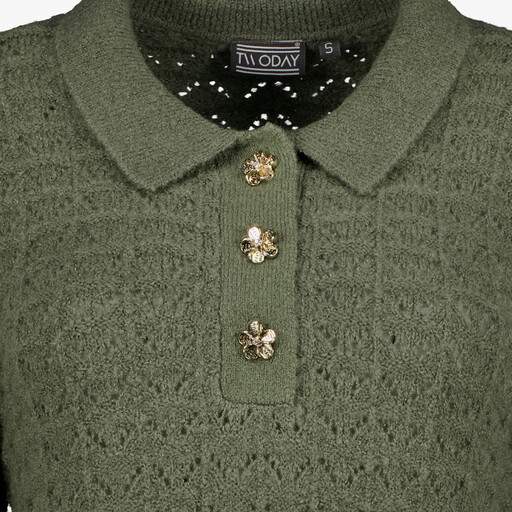 Dames polotrui groen